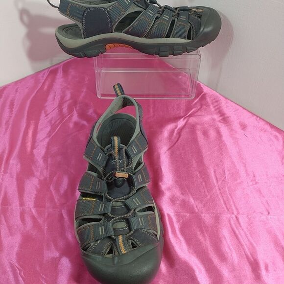 Keen Men’s Waterproof Newport Sandals Size 11.5 Gray/Orange main image 4